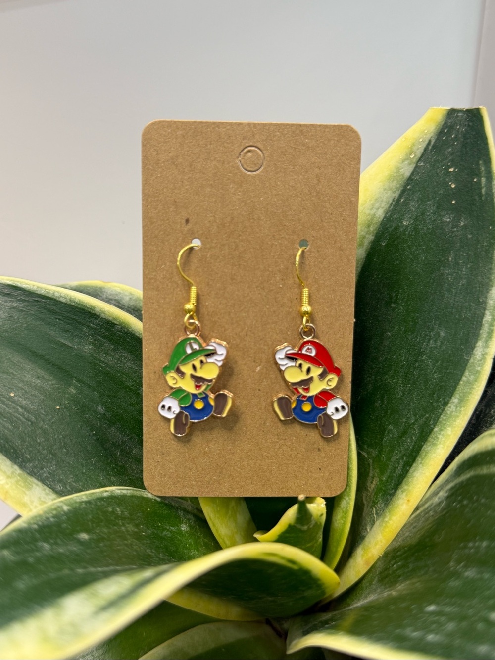 Super Mario + Luigi Earrings